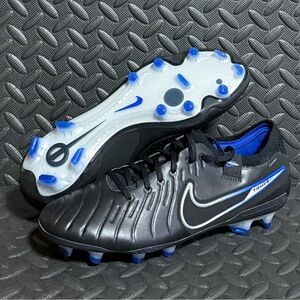Mens Nike‎ Athletic Elite Soccer Cleats Black Blue Various Sizes